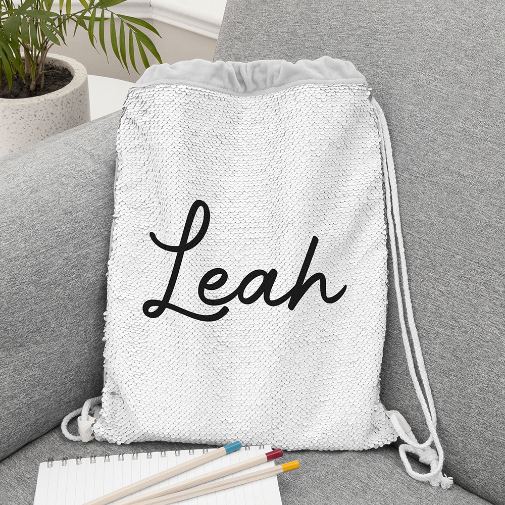Personalised Kids Hidden Message Sequin Bag - Thumbnail 3