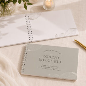Personalised Memorial Guest Book - Thumbnail 3