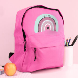 Personalised Pastel Rainbow Backpack - Thumbnail 4