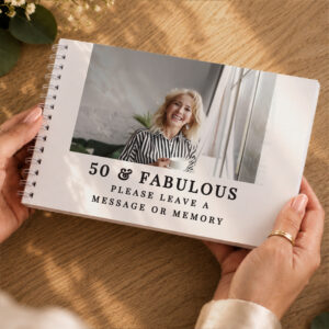 Personalised Photo Upload Guest Book - Abode Home & Gifts