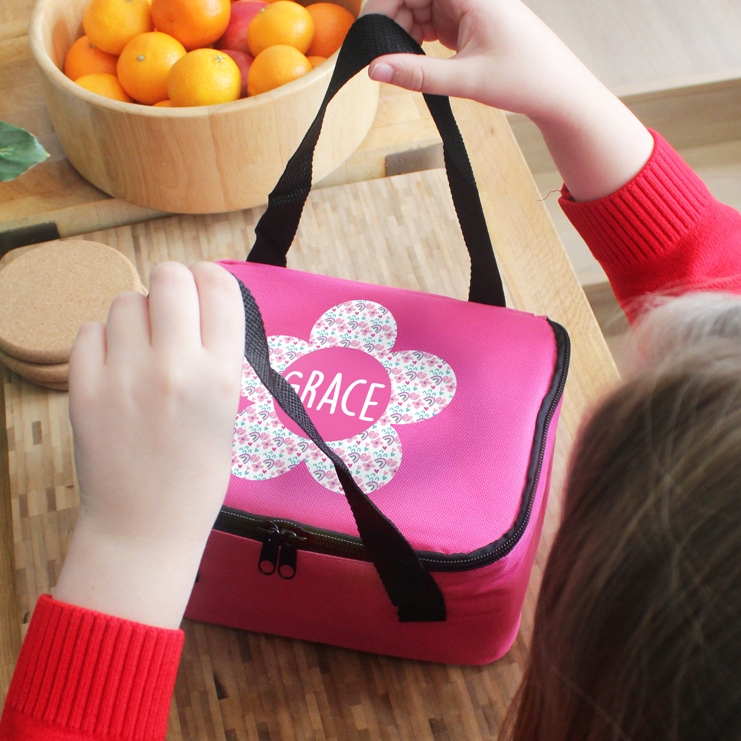 Personalised Flower Lunch Bag - Thumbnail 2
