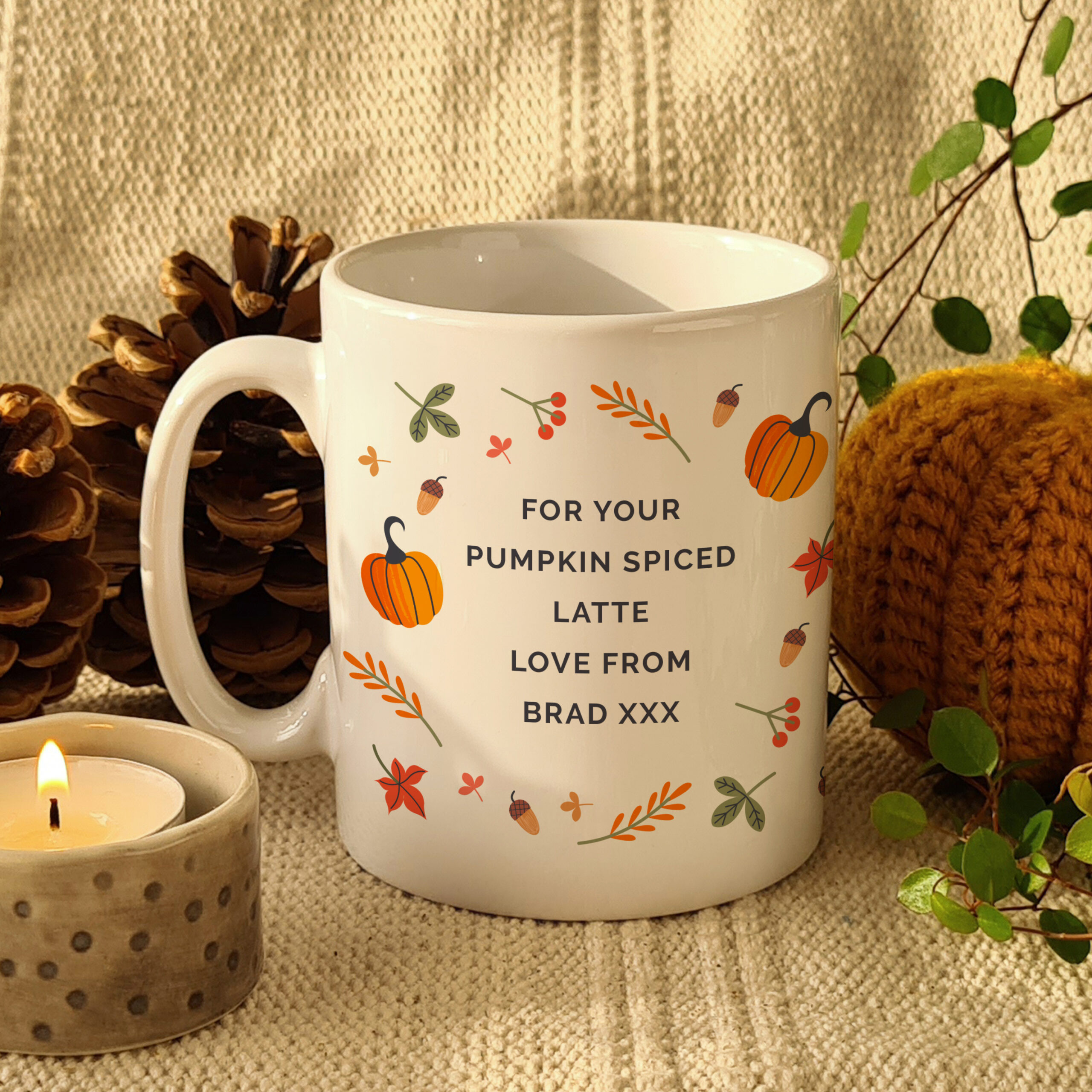 Personalised Pumpkin Mug - Thumbnail 3