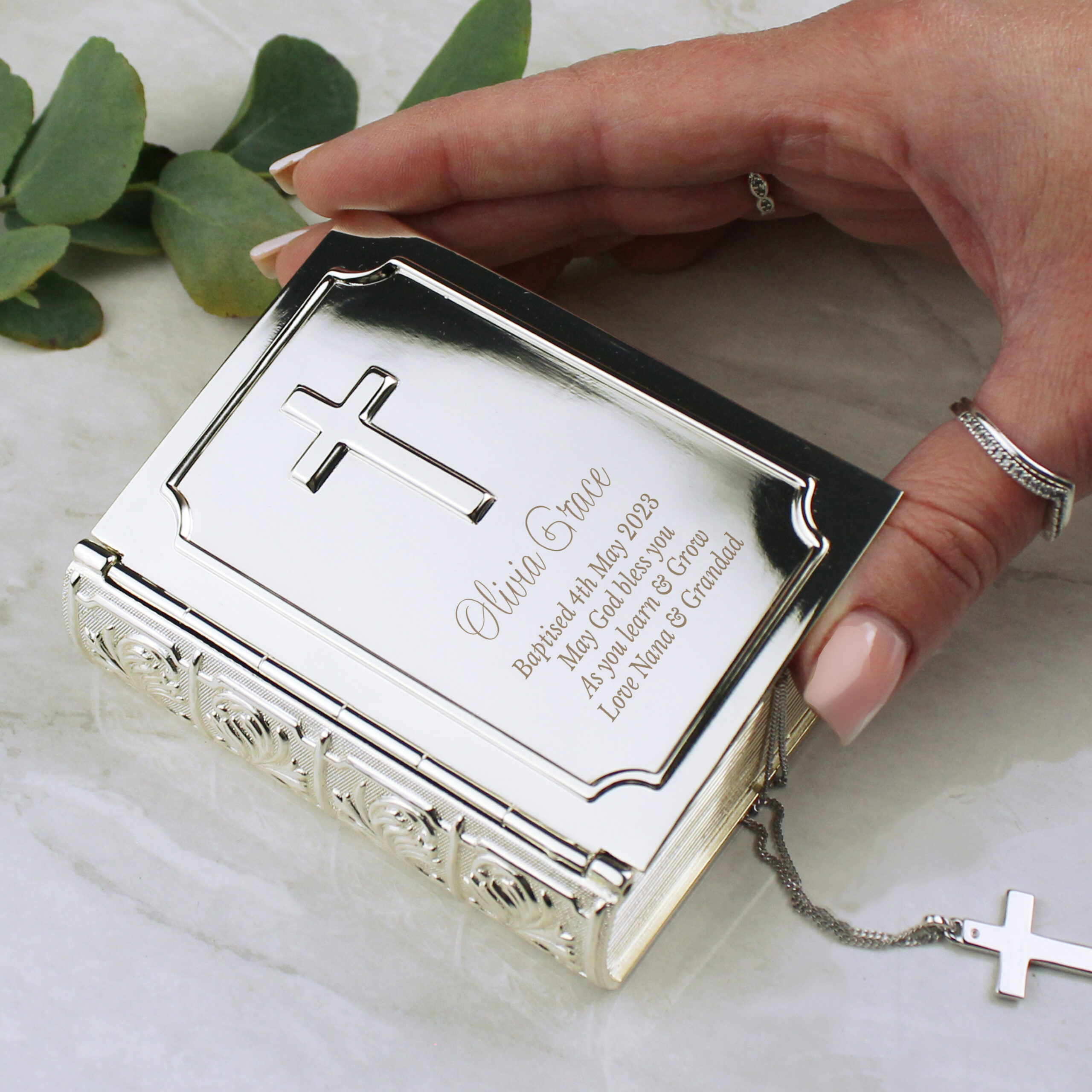 Personalised Bible Trinket Box - Thumbnail 4