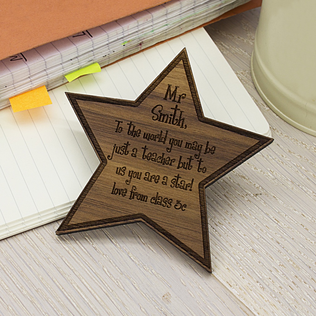 Personalised 'My Teacher Is A Star' Fridge Magnet - Thumbnail 2