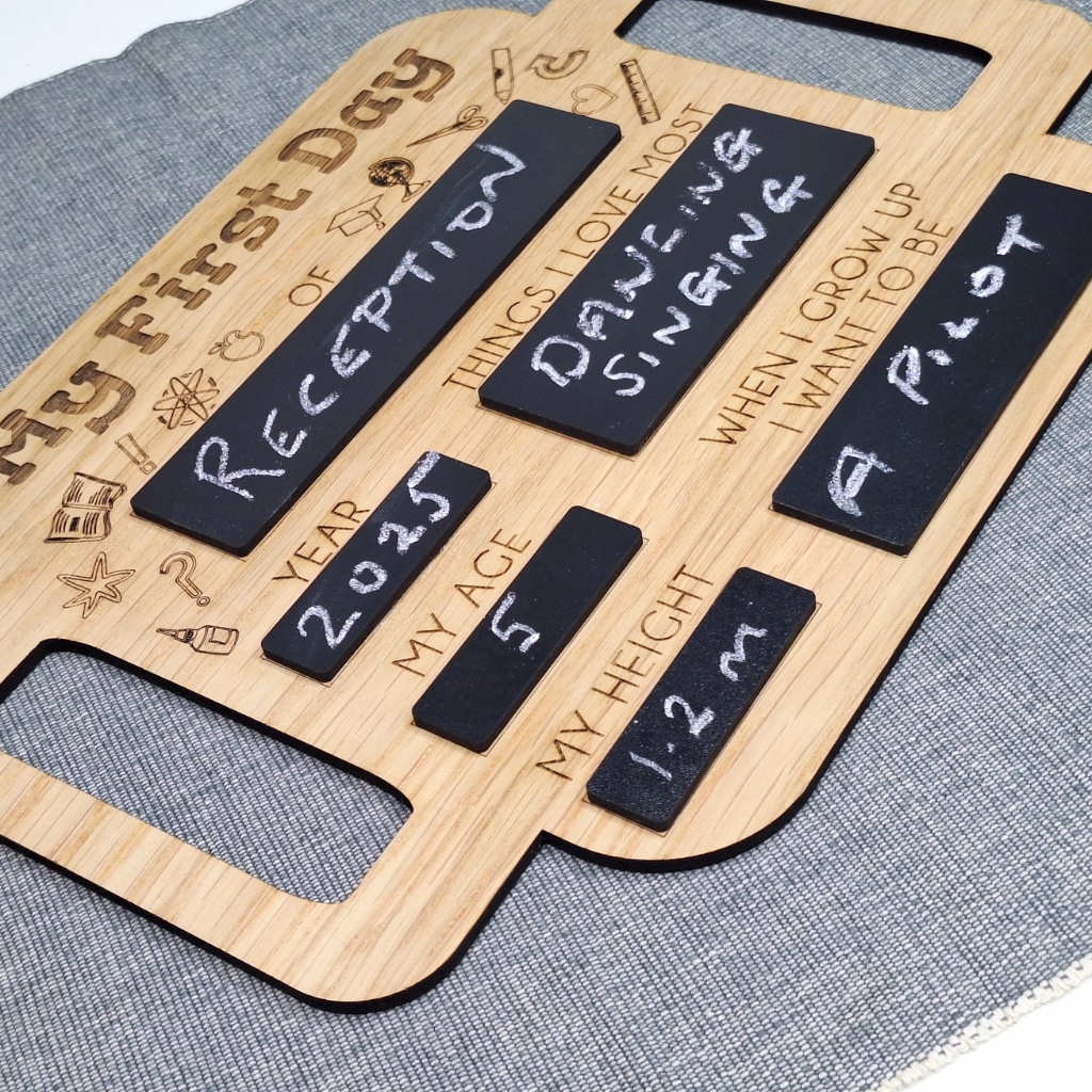 Reusable 'My First Day' of School Memory Photo Board - Thumbnail 3