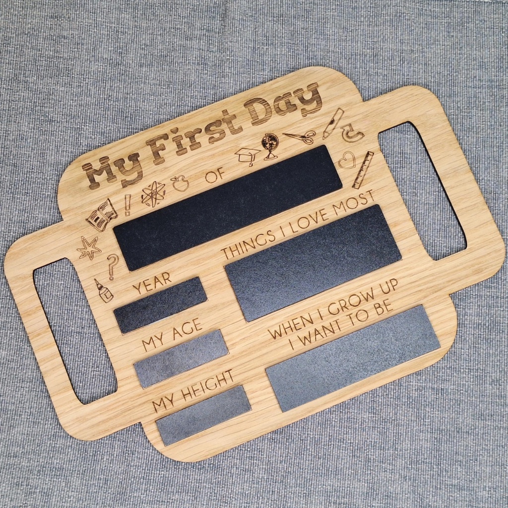Reusable 'My First Day' of School Memory Photo Board - Thumbnail 2