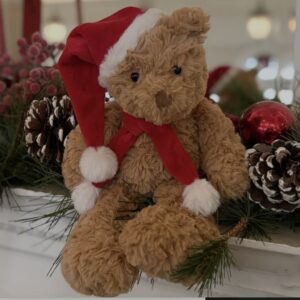 Santa Bear Plush Toy - Abode Home & Gifts