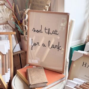 Personalised Framed Cotton Typography Quote Print - Thumbnail 6