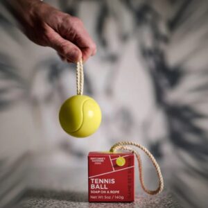 Tennis Ball Soap On A Rope - Abode Home & Gifts