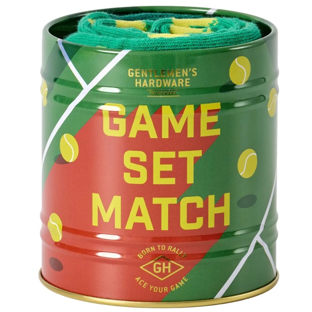 Tennis Socks and Reusable Storage Tin Gift Set - Thumbnail 4