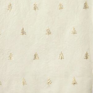 Set of Three Rolls of Christmas Gift Wrap | Warm White - Thumbnail 3