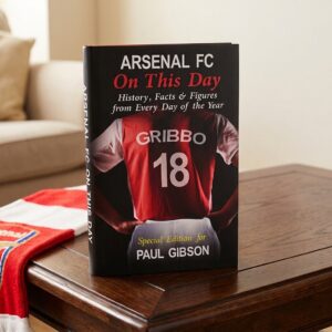Personalised Arsenal 'On This Day' Hardback Book - Abode Home & Gifts