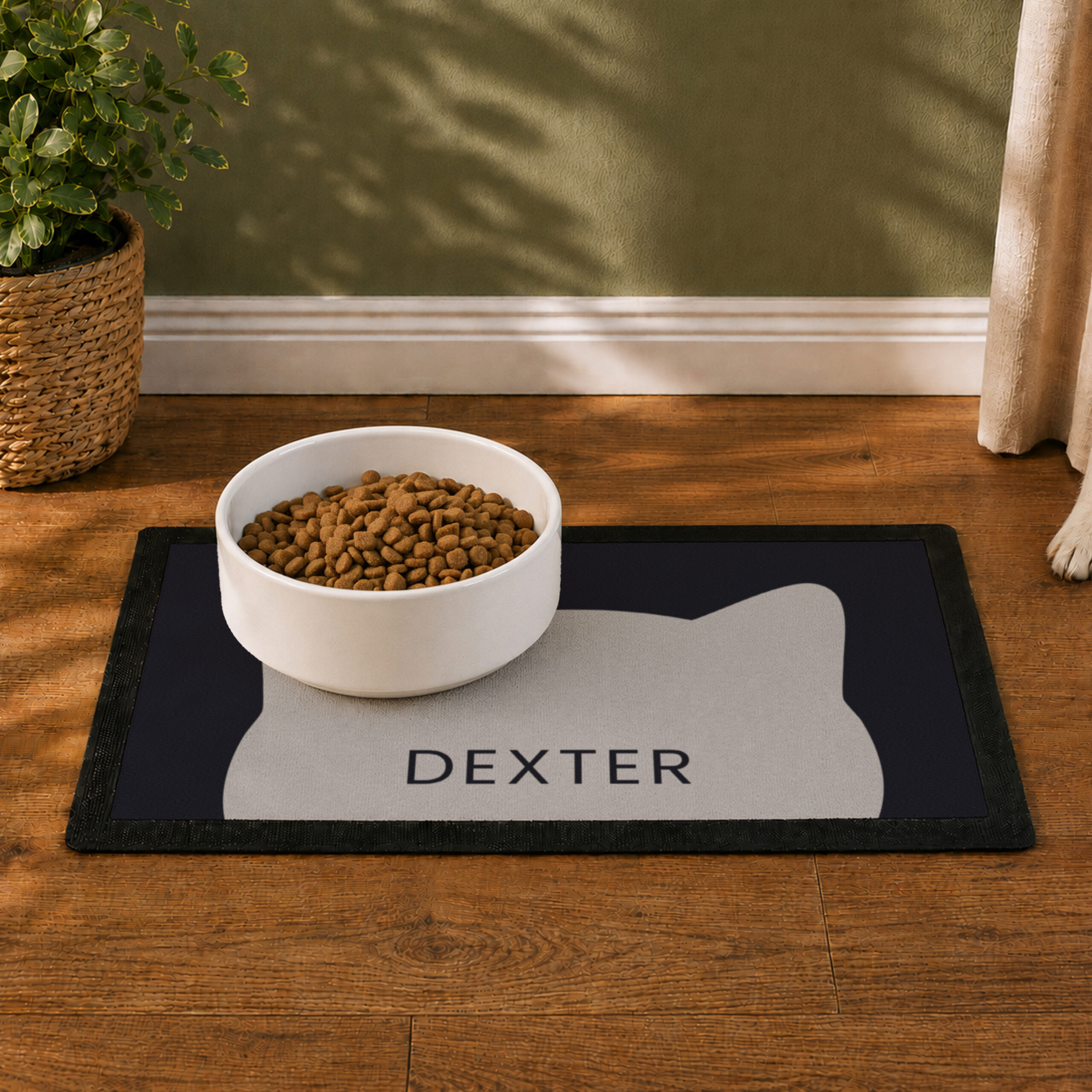Personalised Cat Bowl Mat - Thumbnail 4