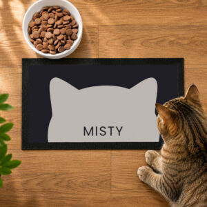 Personalised Cat Bowl Mat - Abode Home & Gifts