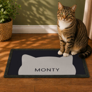 Personalised Cat Bowl Mat - Thumbnail 3