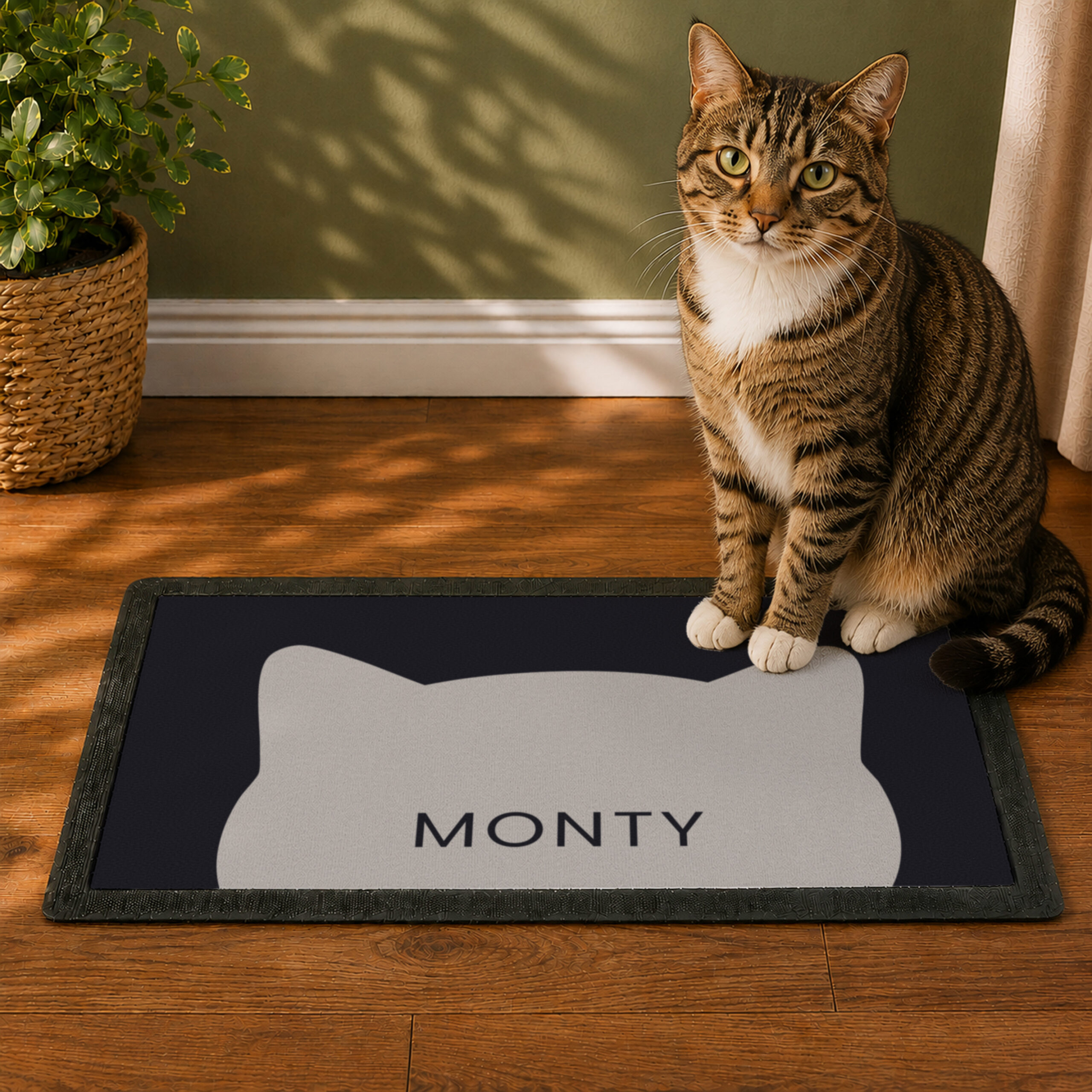 Personalised Cat Bowl Mat - Thumbnail 3