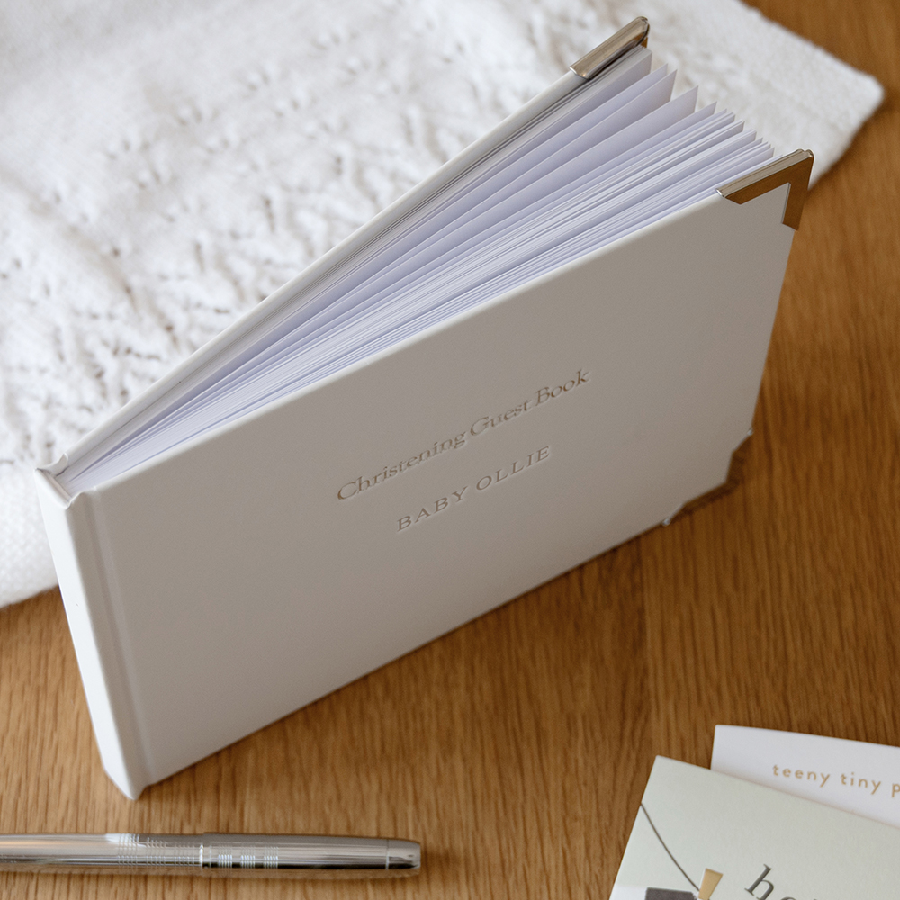Personalised Christening Guest Book - Thumbnail 3