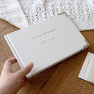 Personalised Christening Guest Book - Abode Home & Gifts