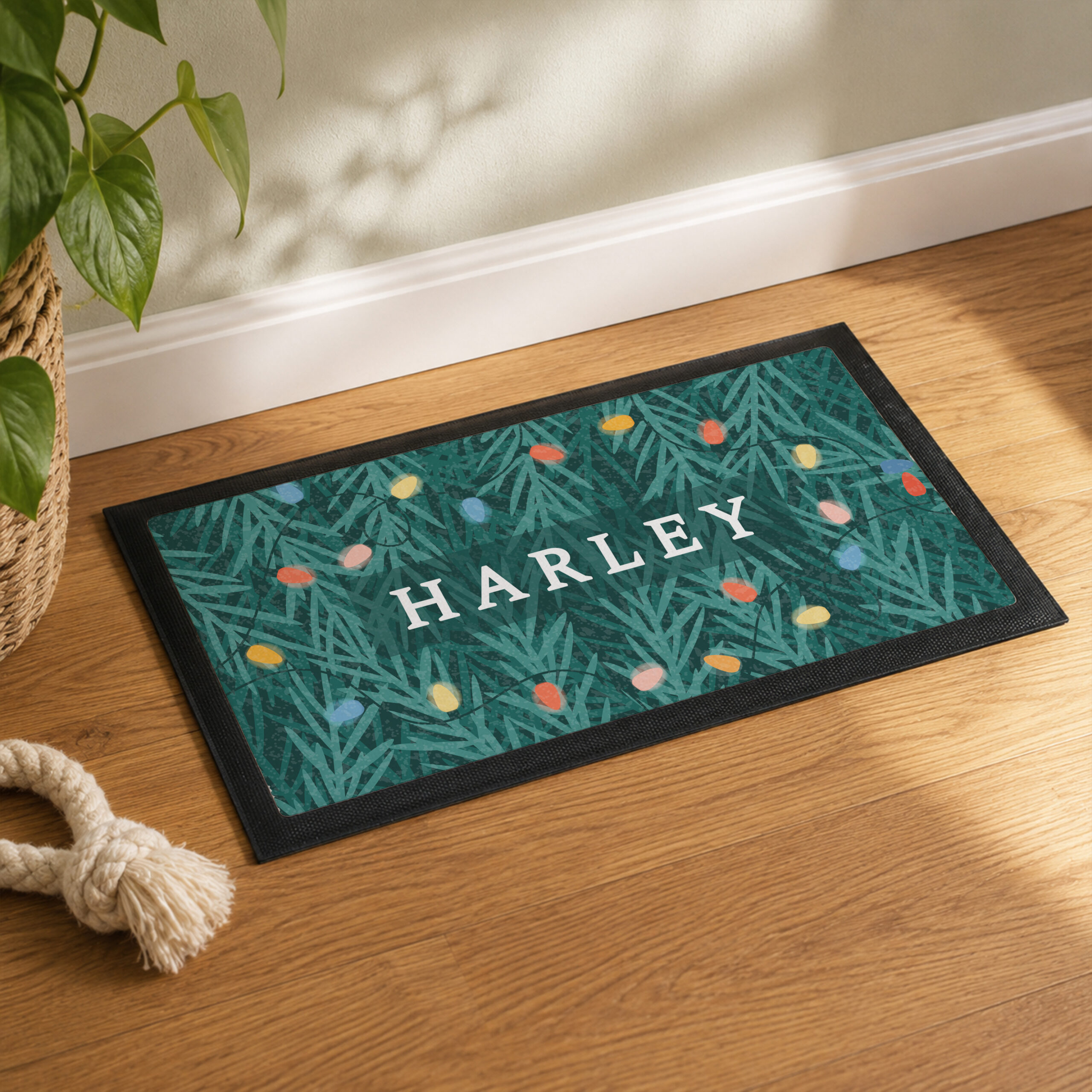 Personalised Christmas Pet Bowl Mat - Thumbnail 4