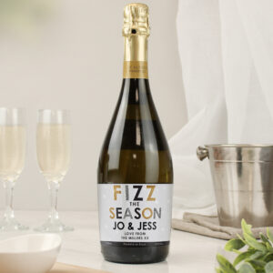Personalised ‘Fizz The Season’ Bottle of Prosecco - Thumbnail 2