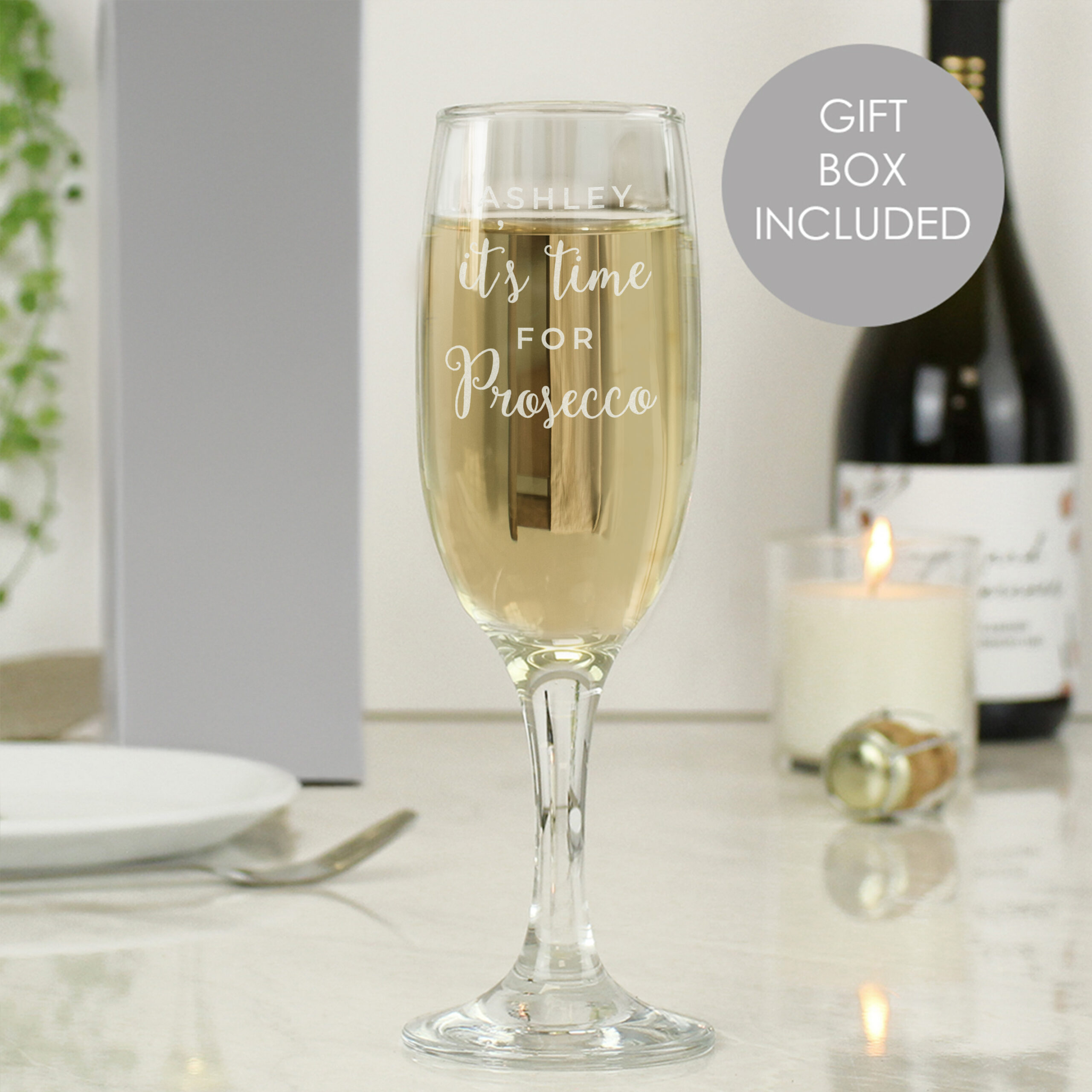 Personalised 'It's Time for Prosecco' Flute - Thumbnail 4