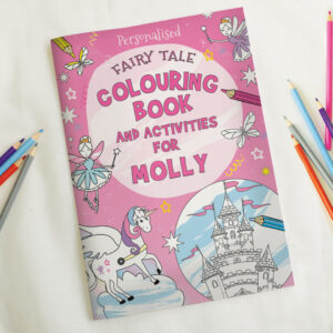 Personalised Princess & Unicorn Colouring Book - Abode Home & Gifts
