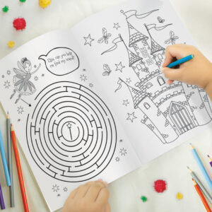 Personalised Princess & Unicorn Colouring Book - Thumbnail 5