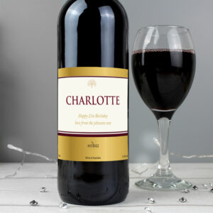 Personalised Red Wine - Abode Home & Gifts