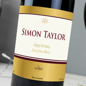 Personalised Red Wine - Thumbnail 5