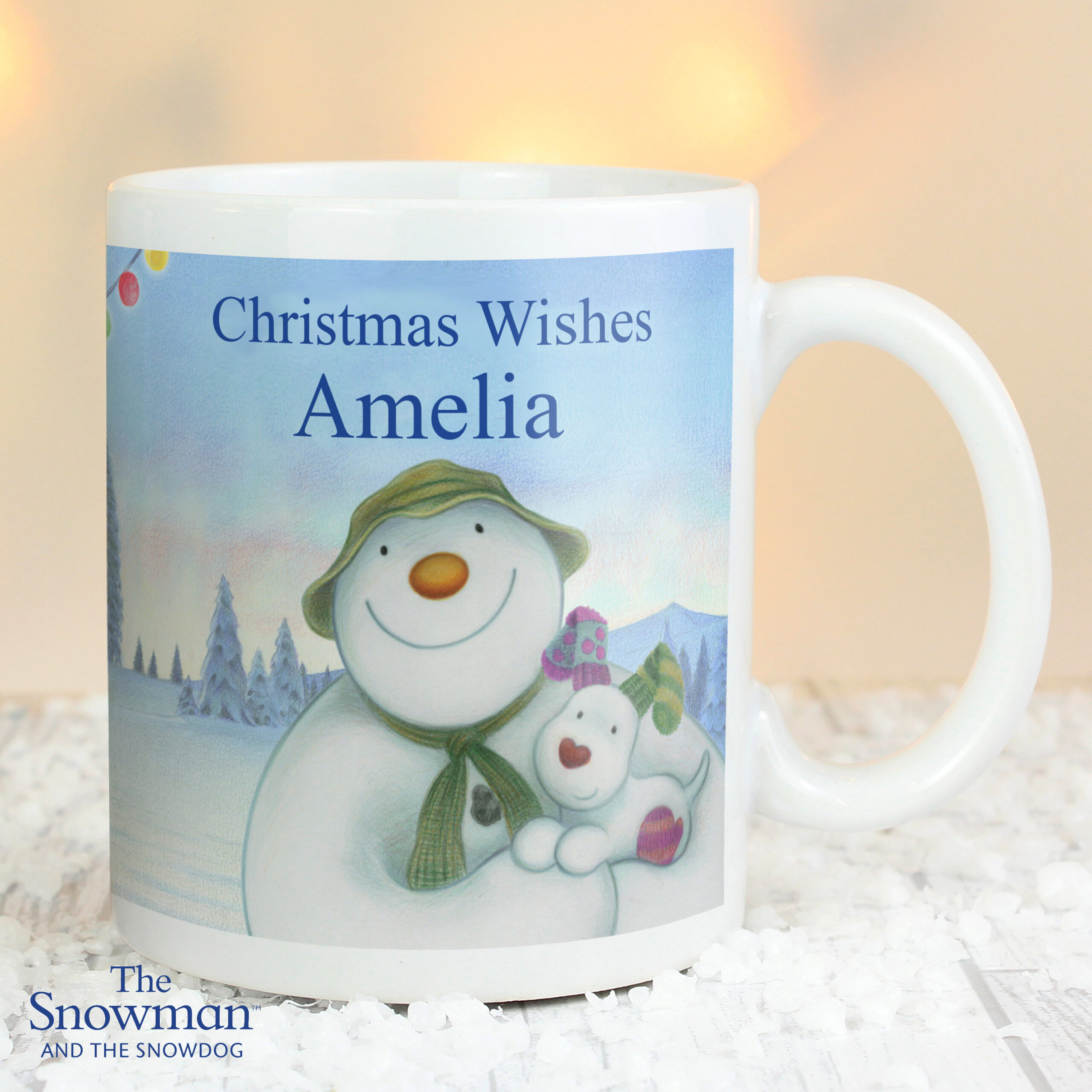 Personalised The Snowman and The Snowdog Mug - Thumbnail 2