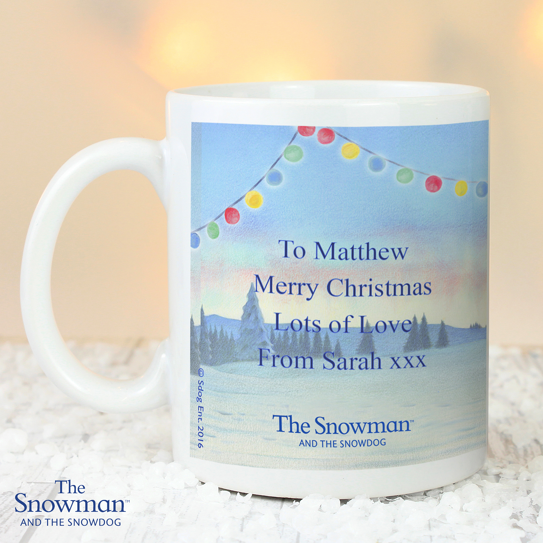 Personalised The Snowman and The Snowdog Mug - Thumbnail 3