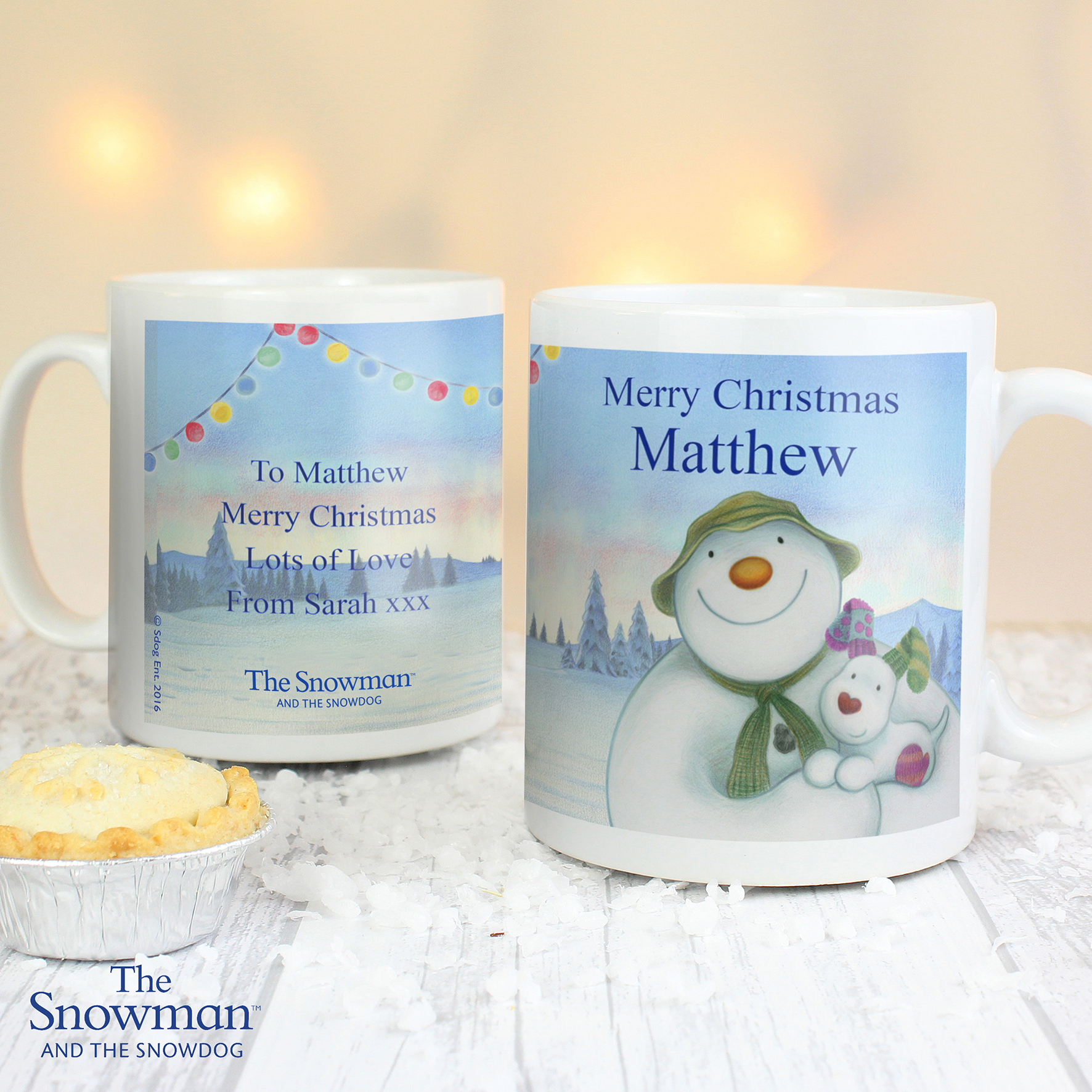 Personalised The Snowman and The Snowdog Mug - Thumbnail 4
