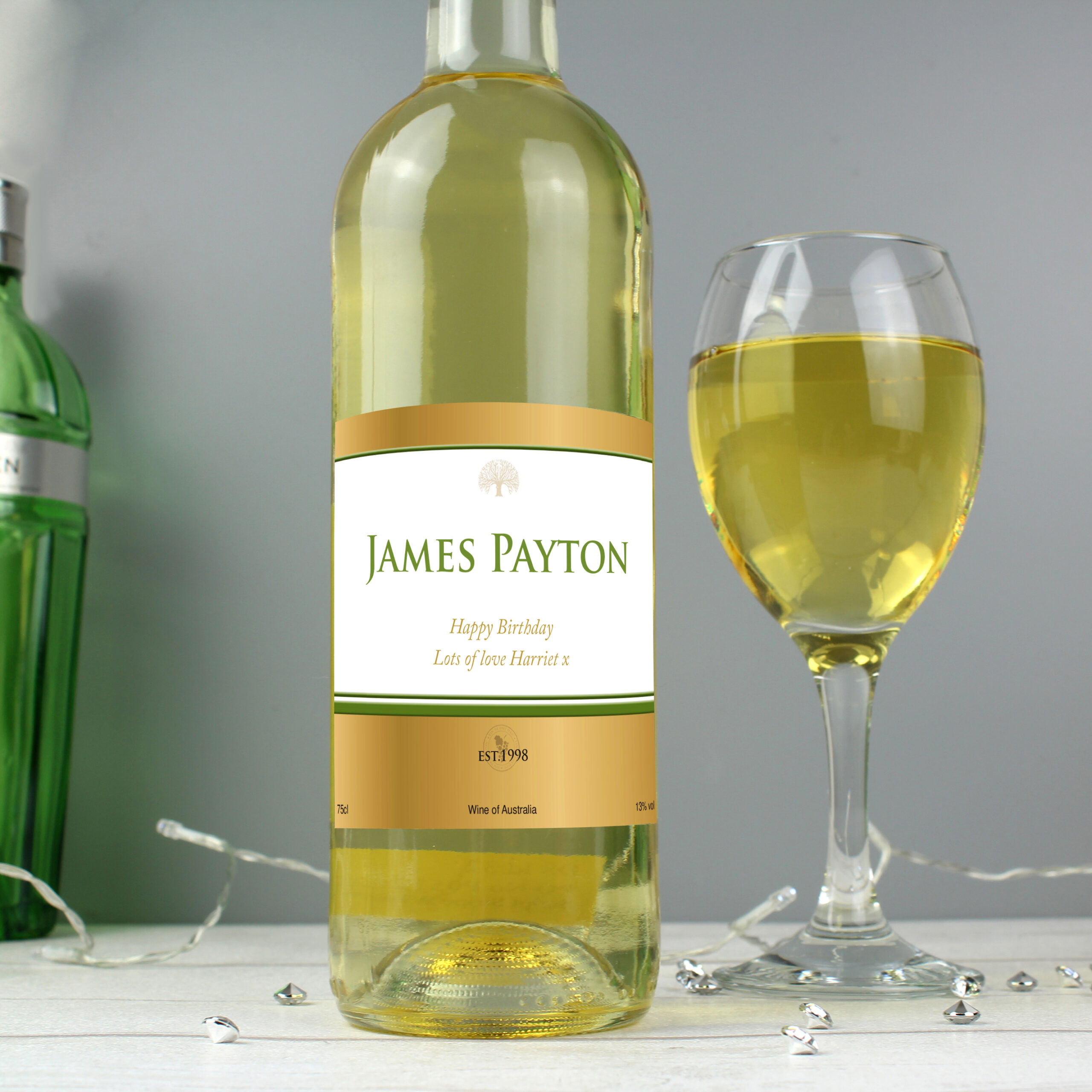 Personalised White Wine - Thumbnail 2