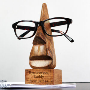 Personalised Nose-Shaped Glasses Holder - Abode Home & Gifts