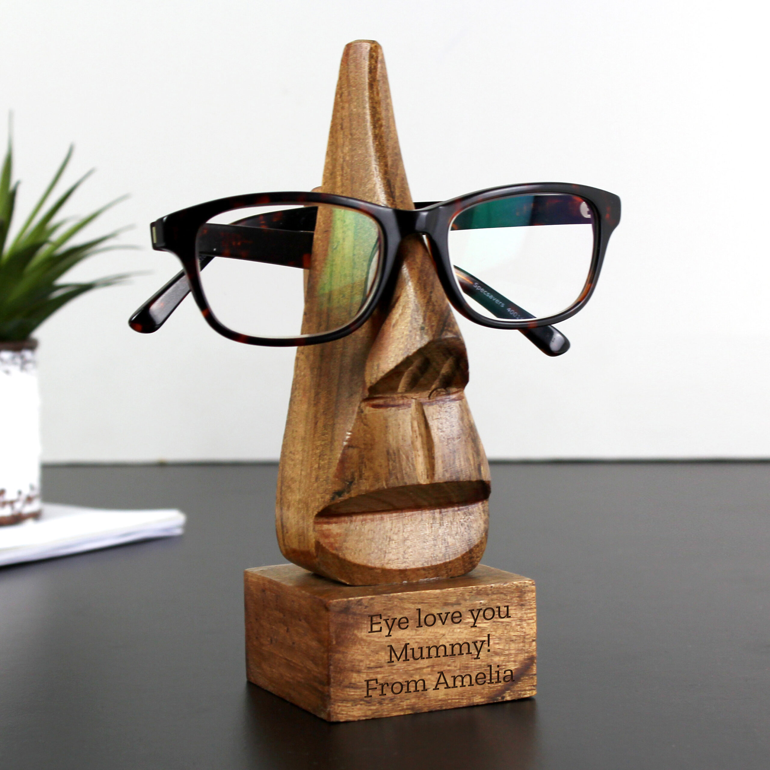 Personalised Nose-Shaped Glasses Holder - Thumbnail 3
