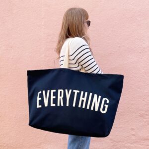 Extra Large Everything Canvas Bag | Midnight Blue - Thumbnail 3