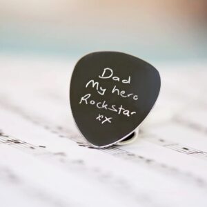 Personalised Handwriting Engraved Guitar Pick - Thumbnail 2
