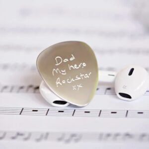 Personalised Handwriting Engraved Guitar Pick - Thumbnail 1
