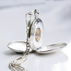 Personalised Handwriting Skeleton Pocket Watch - Thumbnail 5