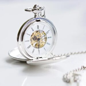 Personalised Handwriting Skeleton Pocket Watch - Thumbnail 2