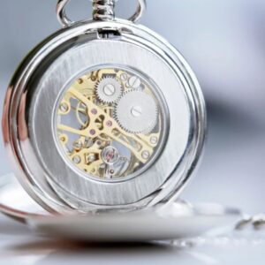 Personalised Handwriting Skeleton Pocket Watch - Thumbnail 4