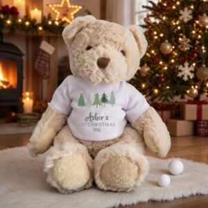 Personalised 1st Christmas Fir Tree Teddy Bear - Thumbnail 1