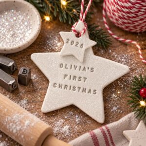 Personalised Baby's First Christmas Star Ornament - Thumbnail 5