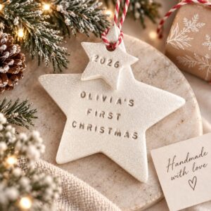 Personalised Baby's First Christmas Star Ornament - Thumbnail 7