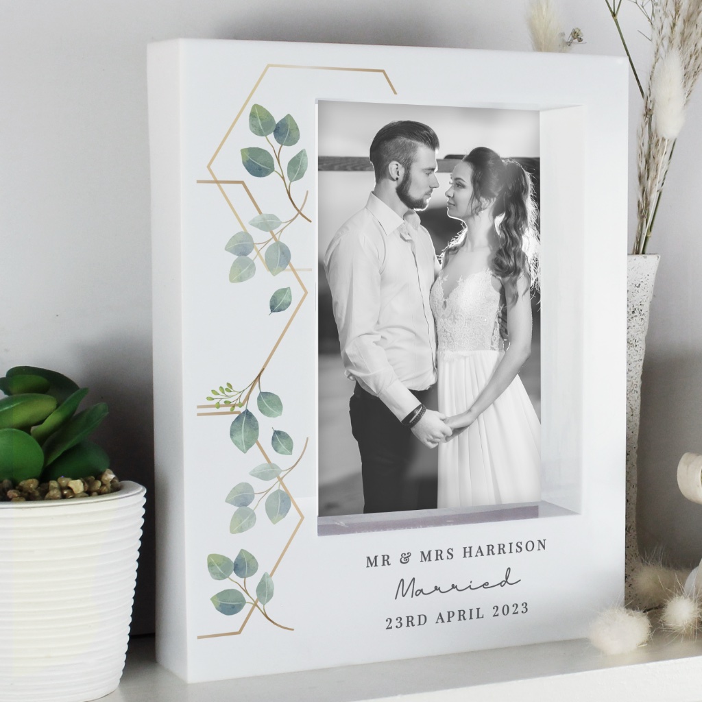 Personalised Botanical Box Photo Frame - Thumbnail 1