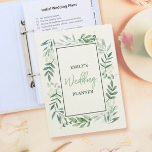 Personalised Botanical Wedding Planner - Abode Home & Gifts