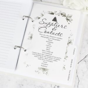 Personalised Floral Wedding Planner - Thumbnail 8