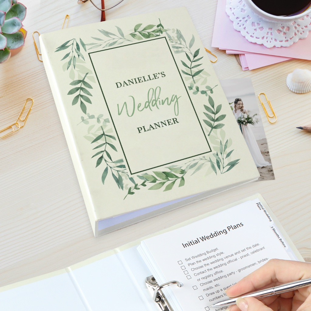 Personalised Botanical Wedding Planner - Thumbnail 2