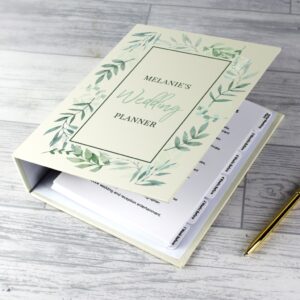 Personalised Botanical Wedding Planner - Thumbnail 4