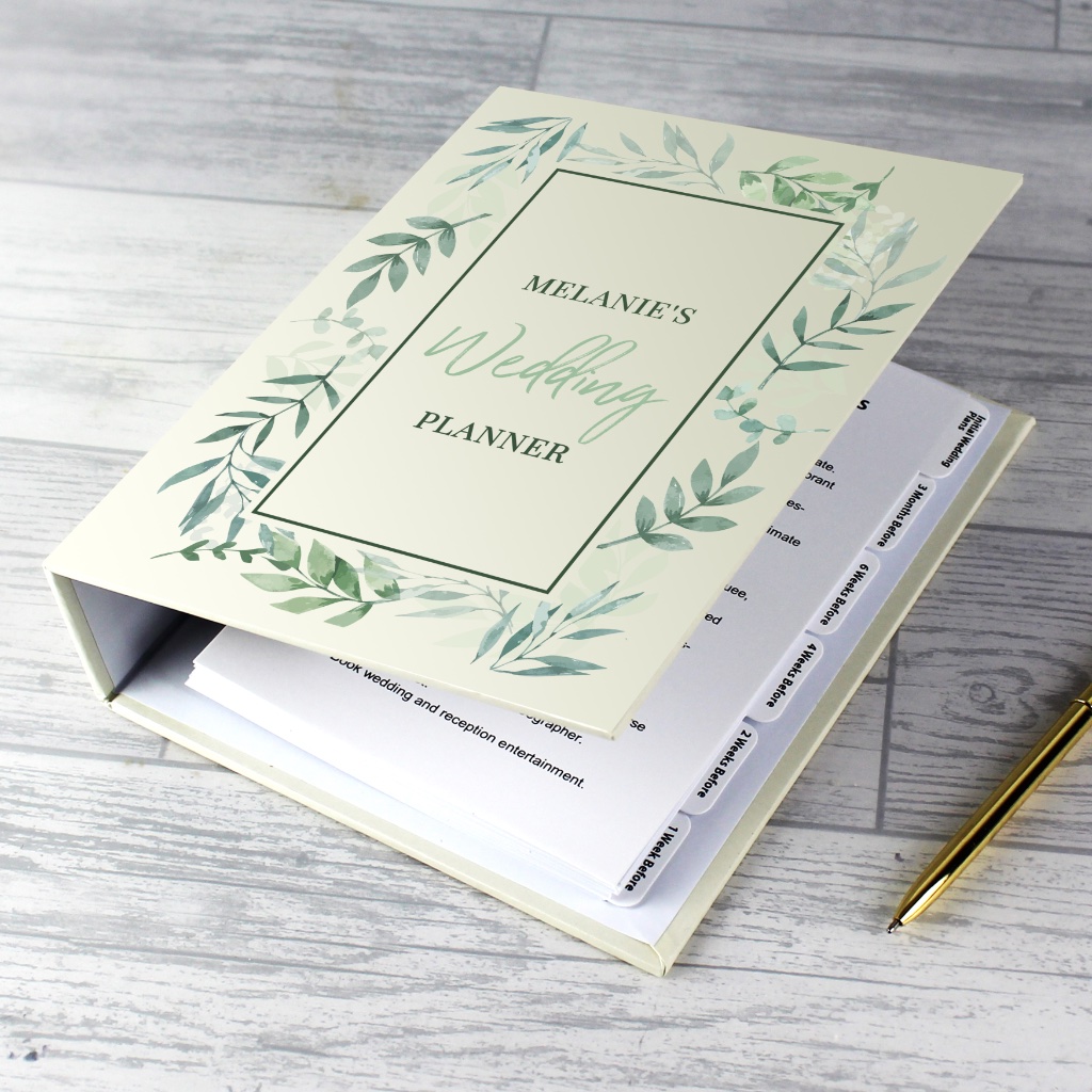 Personalised Botanical Wedding Planner - Thumbnail 4